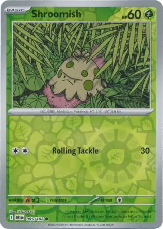 Destined Rivals Shroomish #5/182 reverse holo